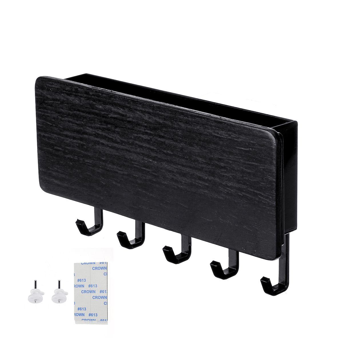 Wall-Mount-Hook-Hanger-Holder-Storage-Wooden-Rack-Hanging-Key-Home-Organizer-1646787