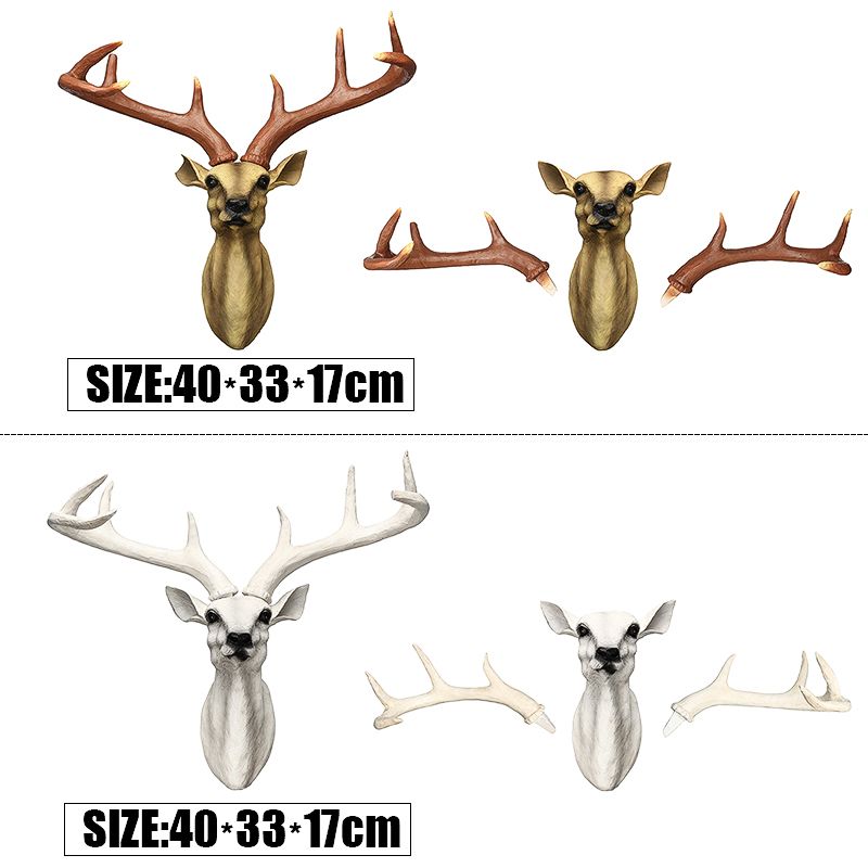 Wall-Mounted-Resin-Stag-Deer-Antlers-Head-Animal-Art-Hanging-Sculpture-Decorations-1544352