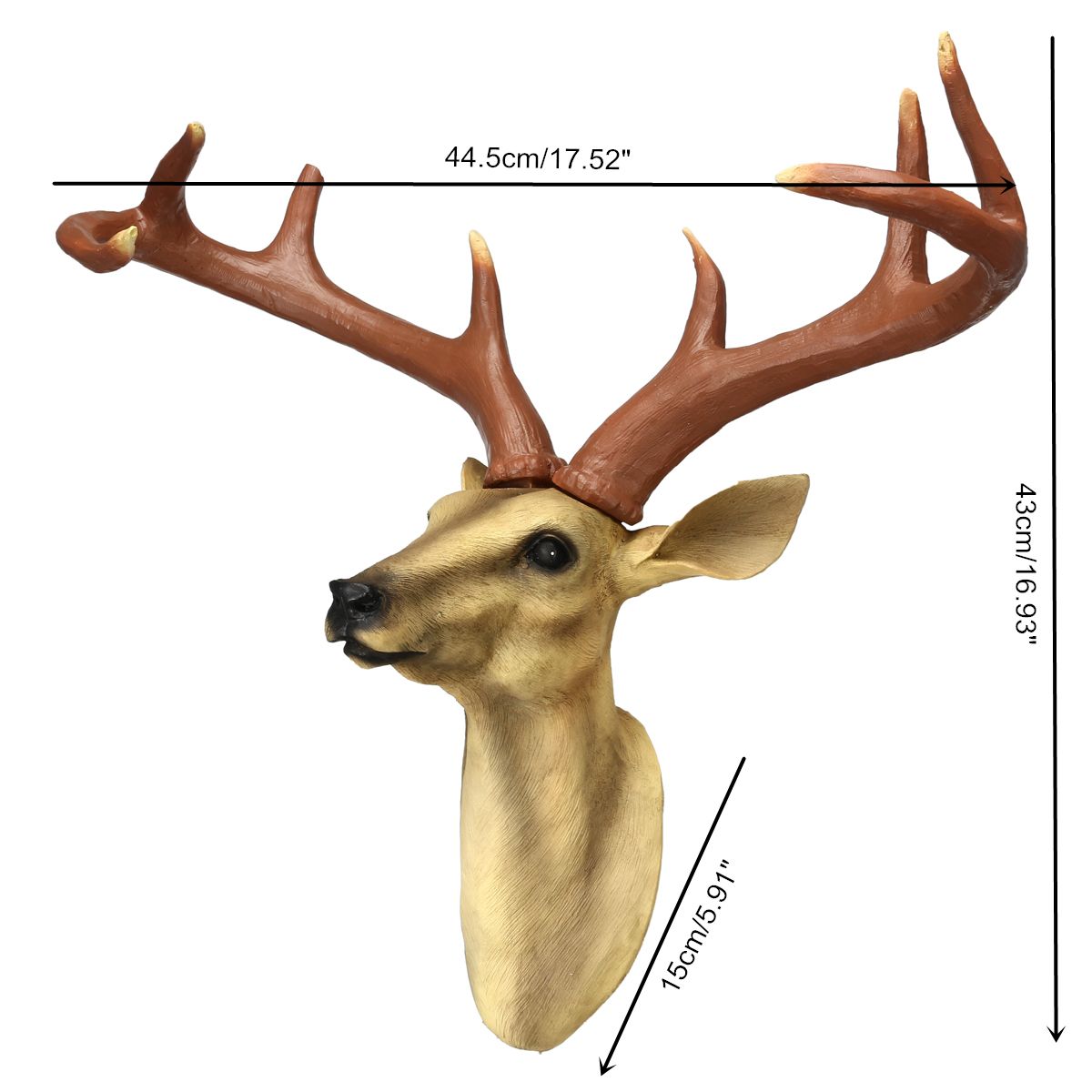 Wall-Mounted-Resin-Stag-Deer-Antlers-Head-Animal-Art-Hanging-Sculpture-Decorations-1544352