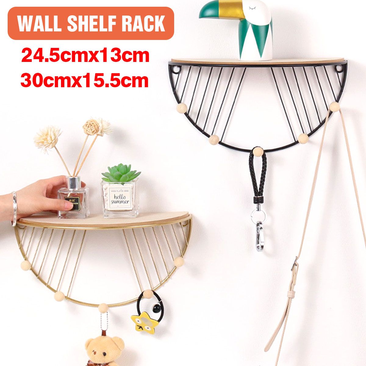 Wall-Mounted-Shelf-Retro-Wooden-Hook-Up-Metal-Wire-Rack-Storage-Display-Rack-1760411