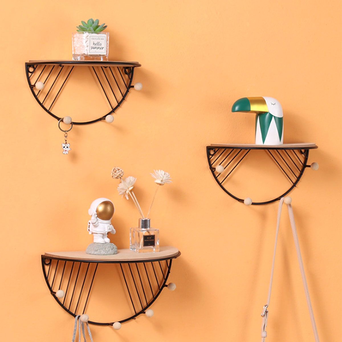 Wall-Mounted-Shelf-Retro-Wooden-Hook-Up-Metal-Wire-Rack-Storage-Display-Rack-1760411