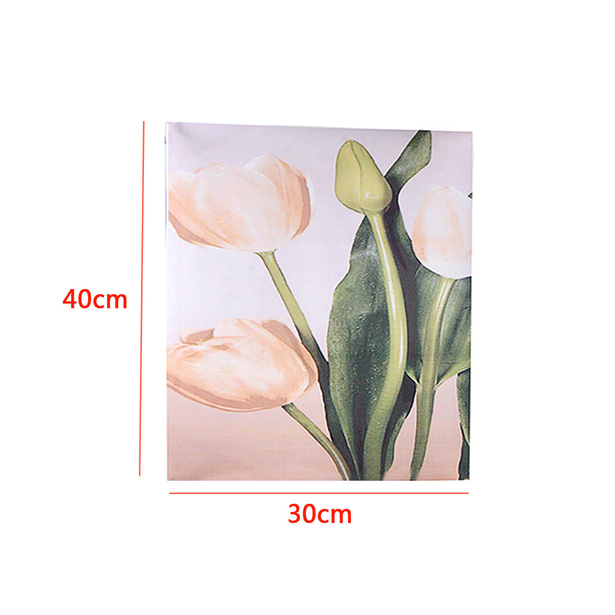 Wall-Unframed-Triptych-Flower-Tulip-Blossom-Canvas-Prints-Picture-Paintings-1639170