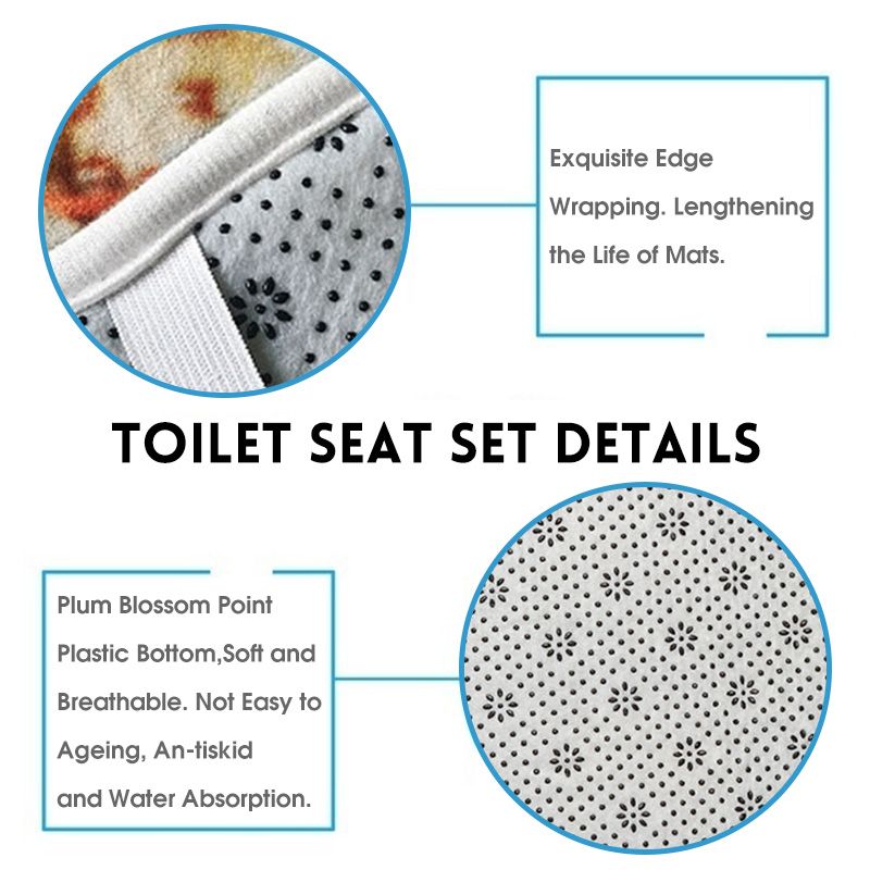 Waterproof-Bathroom-Shower-Curtain-Toilet-Seat-Cover-Mat-Non-Slip-Rug-Set-1756982