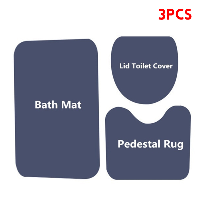 Waterproof-Bathroom-Shower-Curtain-Toilet-Seat-Cover-Mat-Non-Slip-Rug-Set-1756982