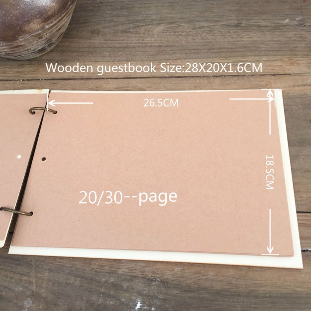 Wedding-Guest-Book-Wooden-Tree-Personalised-Signing-Book-203040-Pages-Party-Decorations-1486537