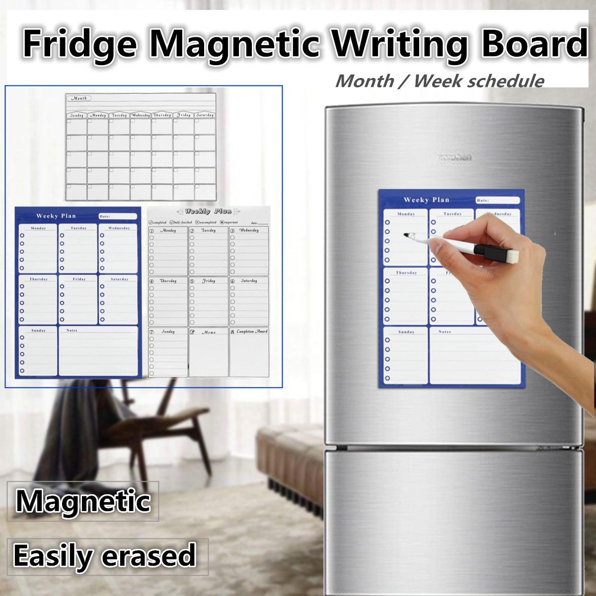 Weeky-Monthly-Magnetic-Whiteboard-Sticker-Fridge-Wall-Memo-Plan-Shopping-List-Board-1557312