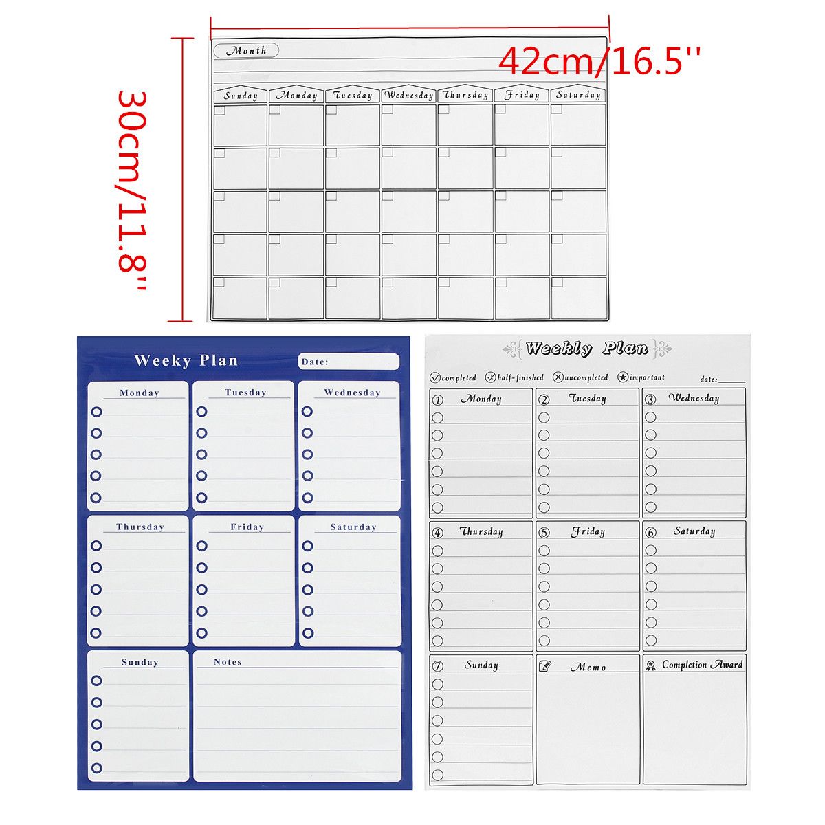 Weeky-Monthly-Magnetic-Whiteboard-Sticker-Fridge-Wall-Memo-Plan-Shopping-List-Board-1557312