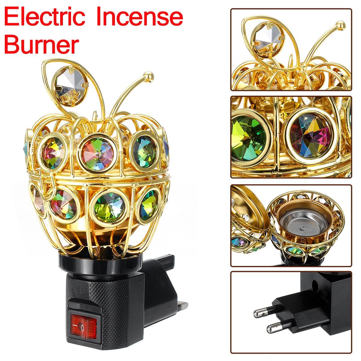 Wireless-Arabian-Incense-burner-Bakhoor-Electric-Metal-Eid-Traditional-EU-PLUG-1694344