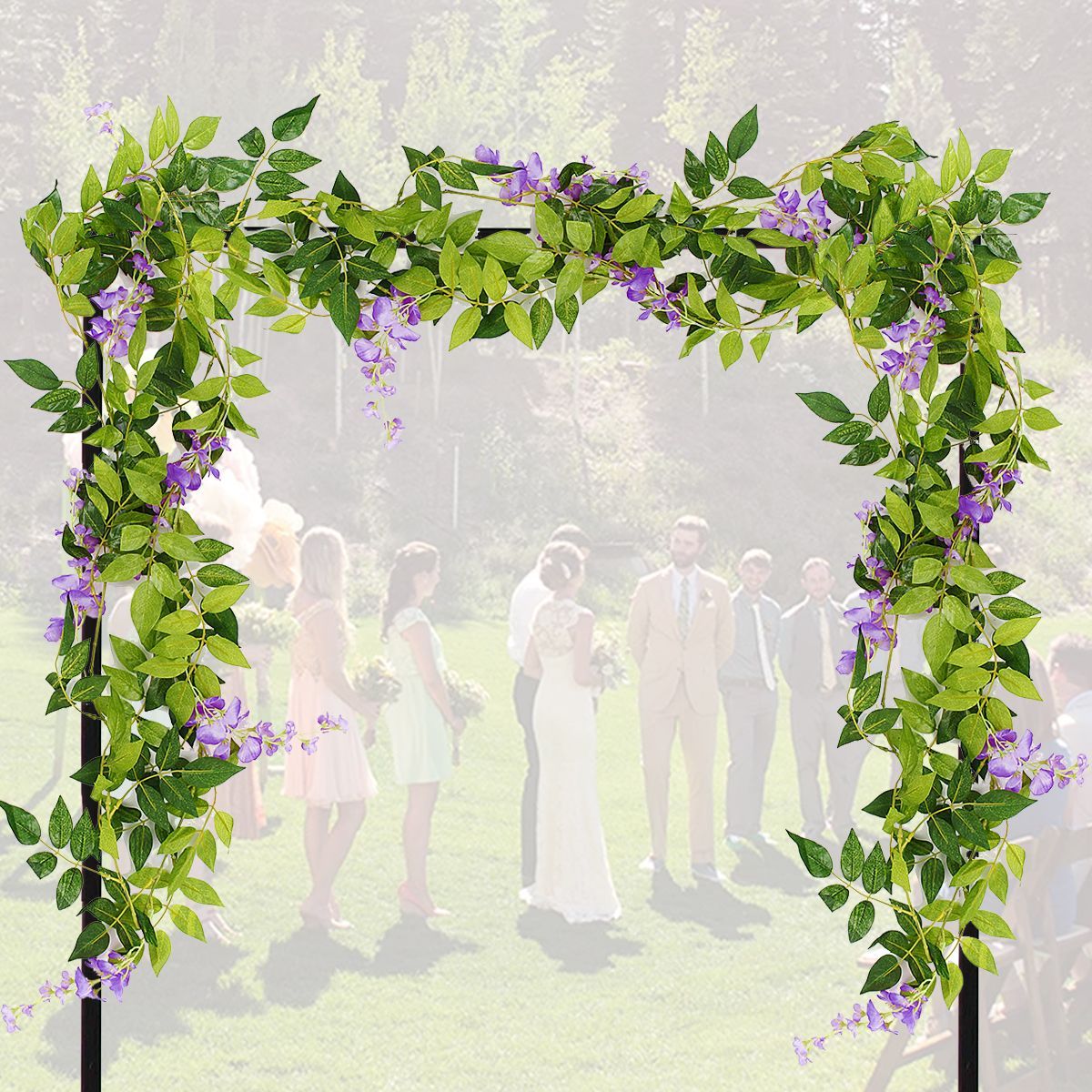 Wisteria-Garland-Artificial-Flowers-Bunch-Wedding-Home-Hanging-Ivy-Decorations-2m-1496339