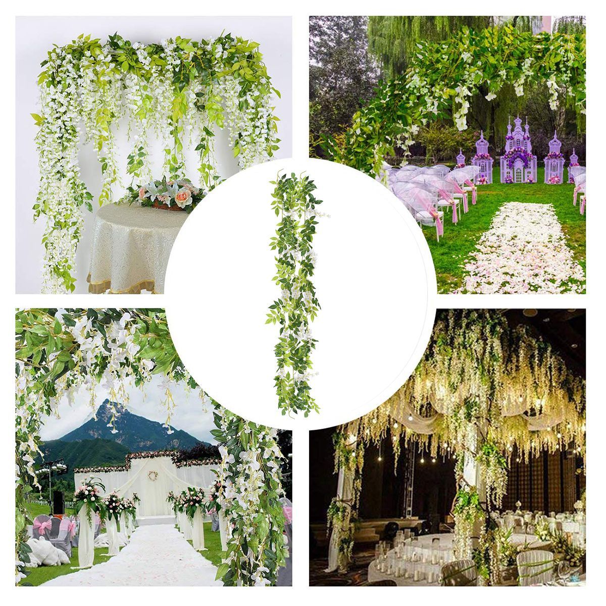 Wisteria-Garland-Artificial-Flowers-Bunch-Wedding-Home-Hanging-Ivy-Decorations-2m-1496339