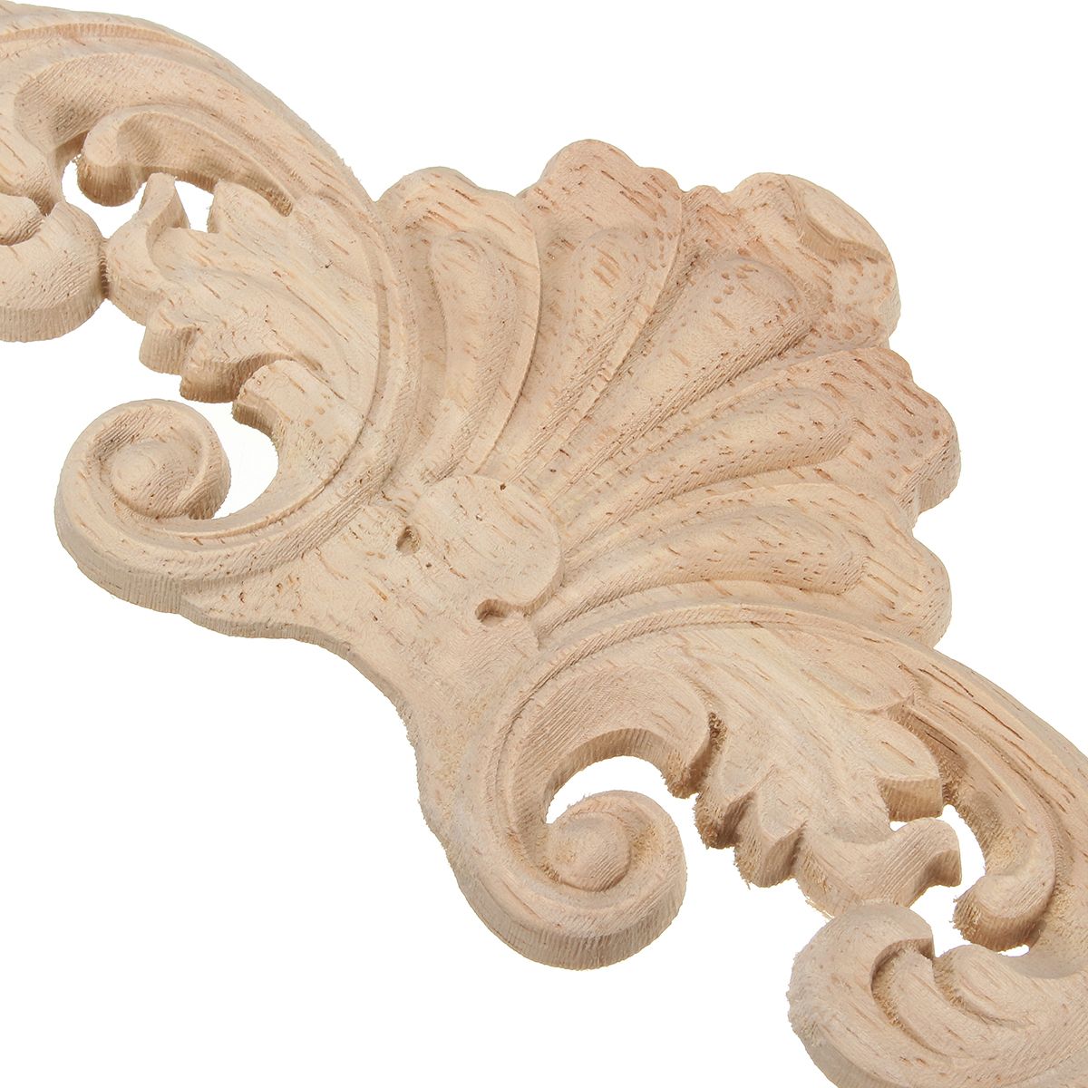 Wood-Carving-Applique-Unpainted-Flower-Applique-Wood-Carving-Decal-30x8cm-20x5cm-1162689