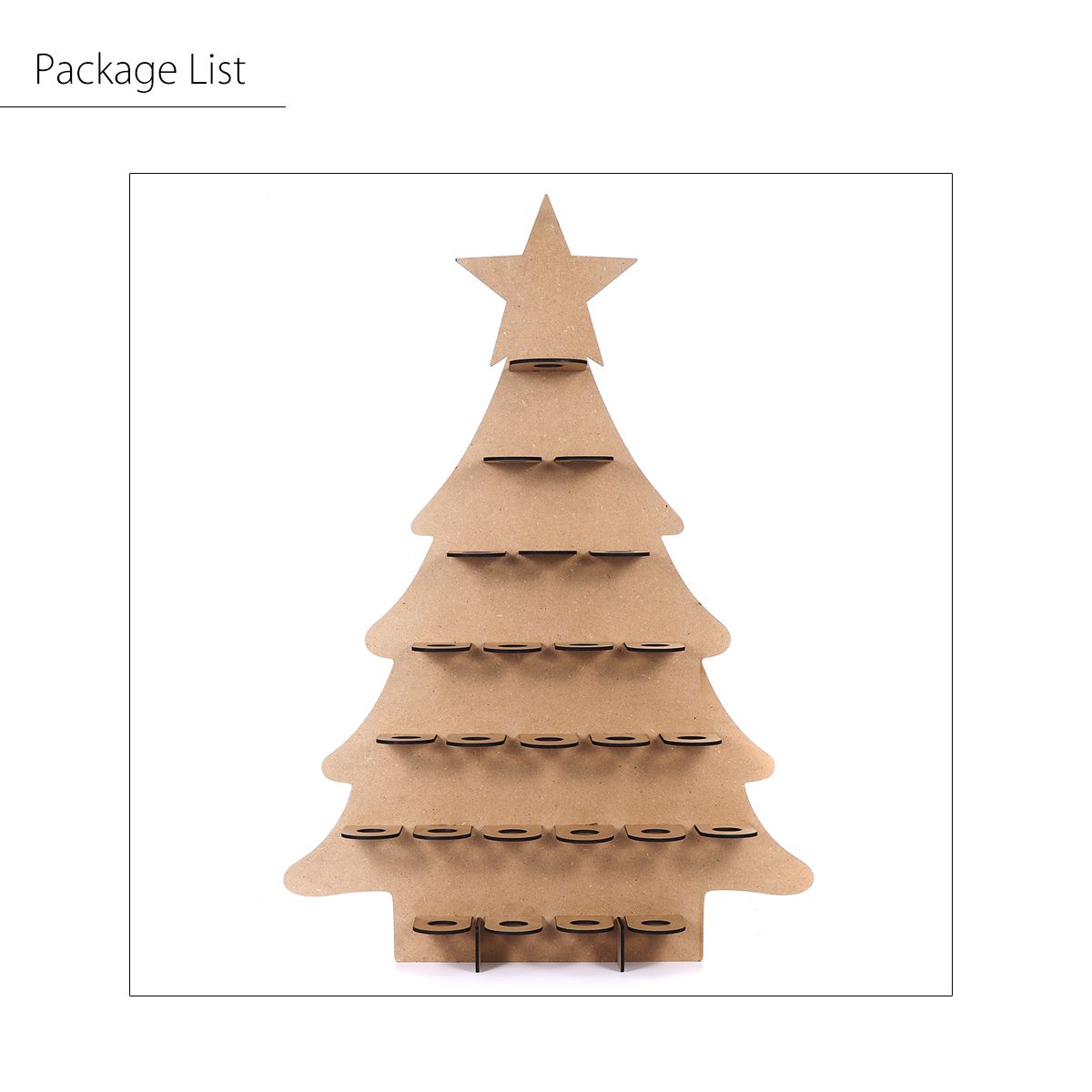 Wooden-Family-Advent-Calendar-Christmas-Tree-25-Chocolates-Stand-Rack-DIY-Decorations-1458960