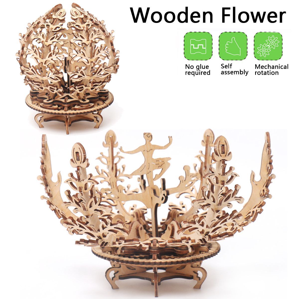 Wooden-Mechanical-Transmission-Flower-DIY-Home-Decorations-1629186
