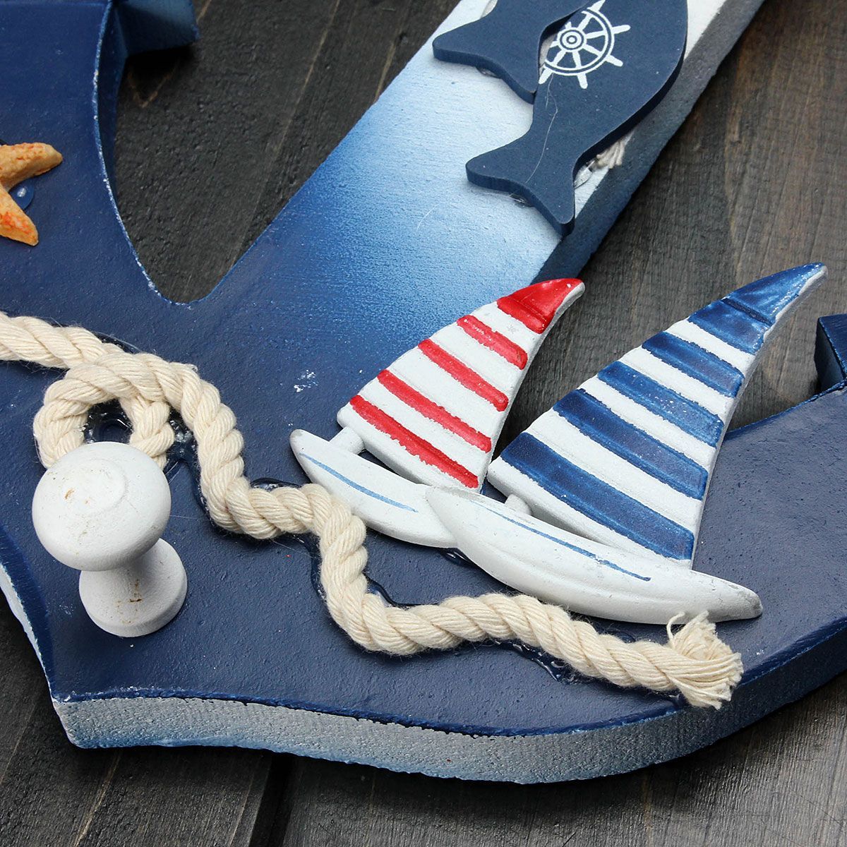 Wooden-Nautical-Anchor-Wall-Hanging-Hook-Ship-Starfish-Decor-Coat-Door-Rack-1305134