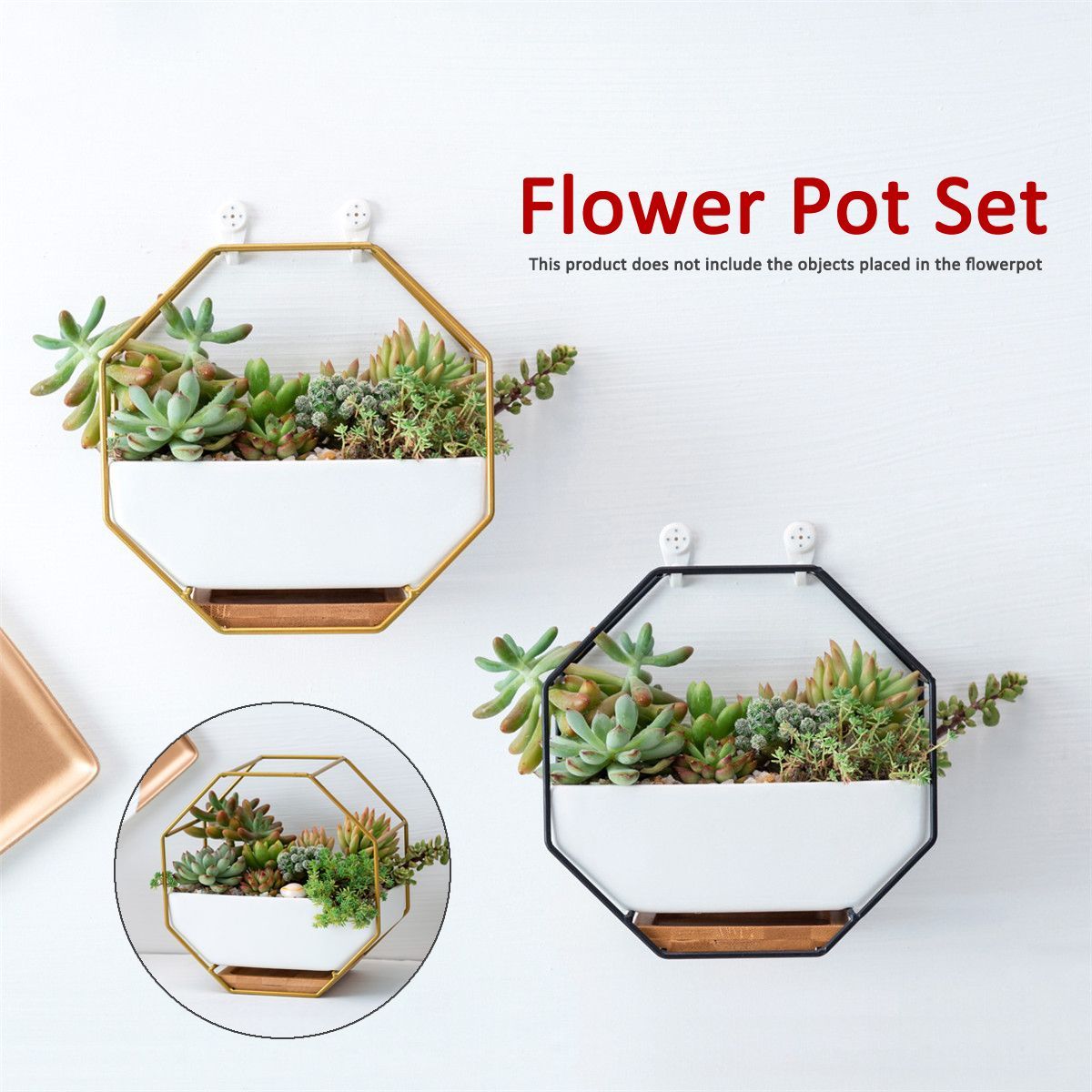 Wrought-Iron-Simple-Octagonal-Ceramic-Flower-Pot-Creative-Wall-Hanging-Succulent-Flower-Pot-Set-1726559