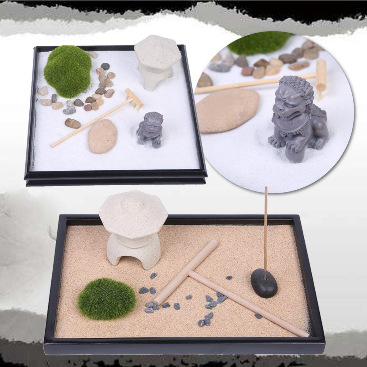 Zen-Gardening-Sand-Kit-Candle-Holder-Spiritual-Meditation-Joss-Sticks-Decorations-1608356