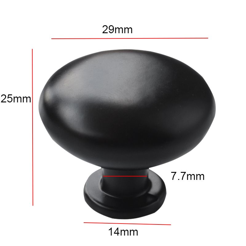 Zinc-Alloy-Black-Solid-Round-Handle-Furniture-Handle-Cabinet-Drawer-Wardrobe-Pull-Single-Hole-Simple-1543395