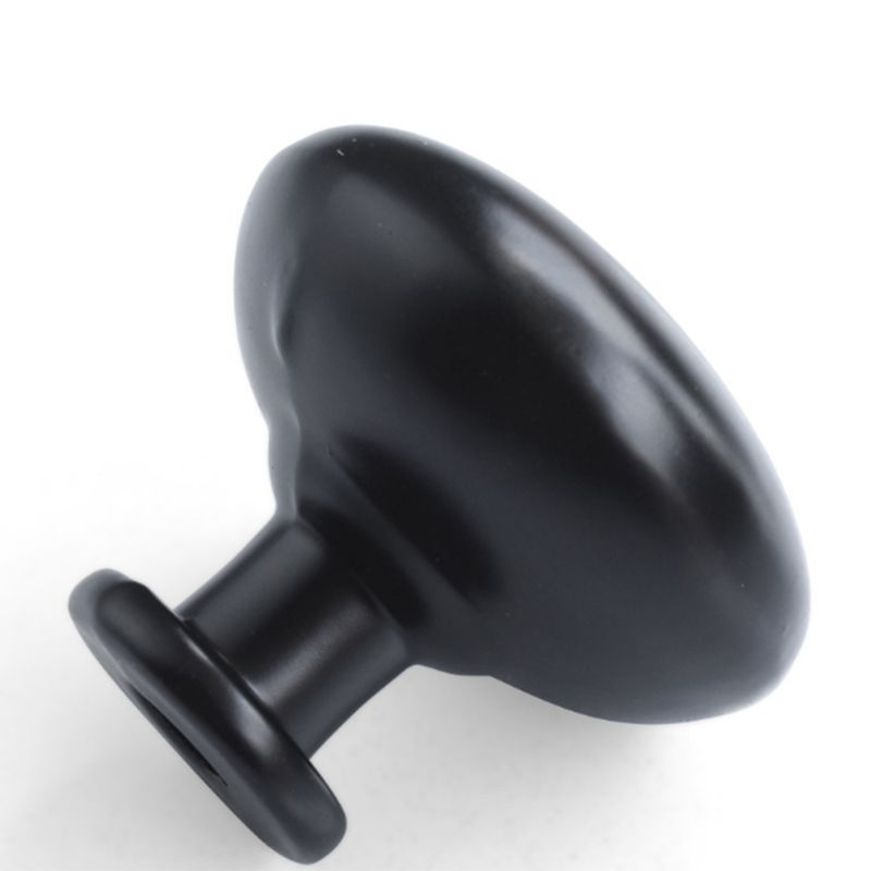 Zinc-Alloy-Black-Solid-Round-Handle-Furniture-Handle-Cabinet-Drawer-Wardrobe-Pull-Single-Hole-Simple-1543395