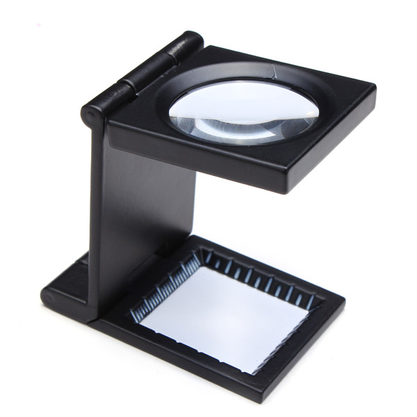 10X-Zinc-Alloy-Black-Metal-Folding-Mini-Magnifier-with-Scale-Pouch-969325