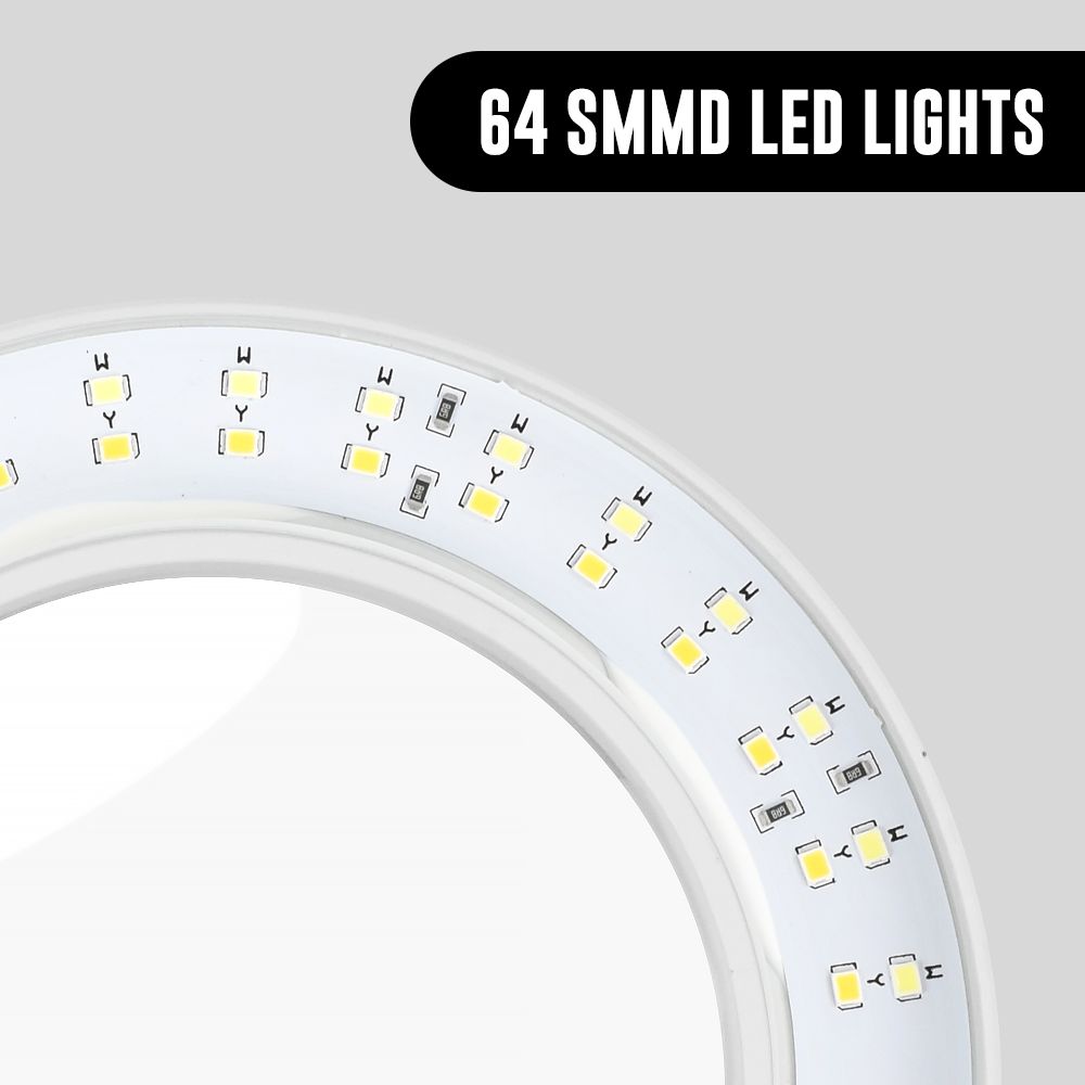 5X-Magnifying-Lamp-Metal-Swing-Arm-3-Color-Modes-LED-Magnifier-Light-Glass-Lens-1698439