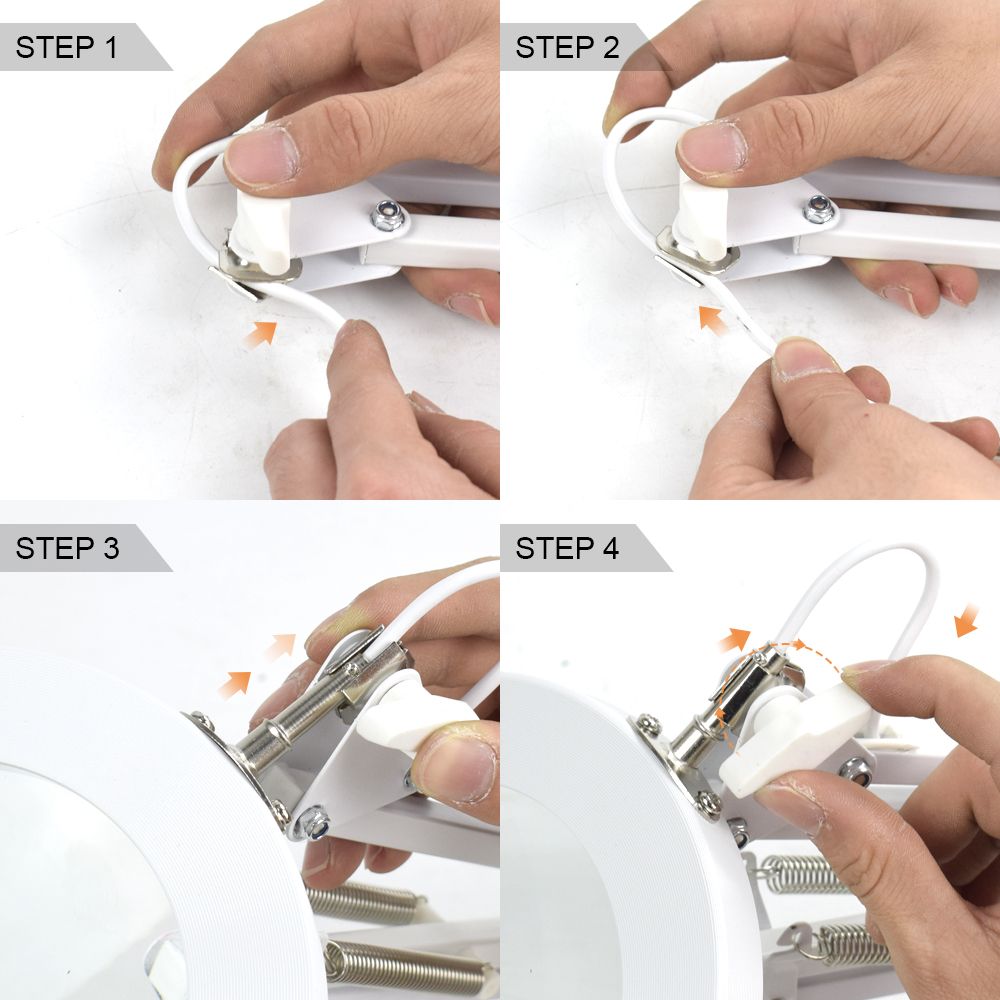 5X-Magnifying-Lamp-Metal-Swing-Arm-3-Color-Modes-LED-Magnifier-Light-Glass-Lens-1698439