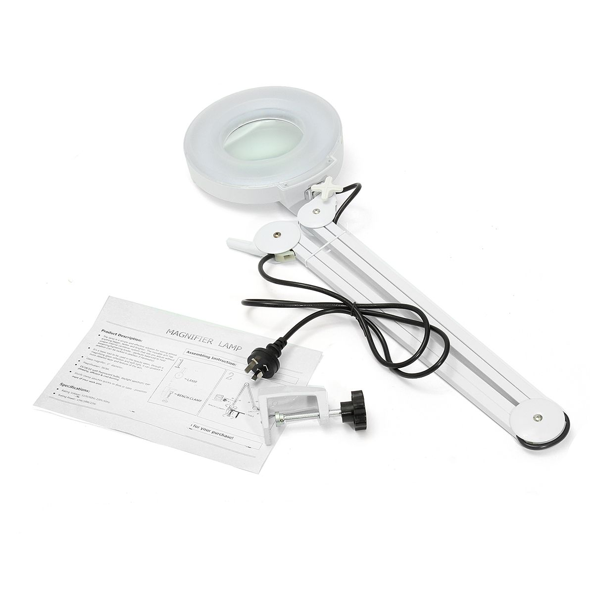 5X127mm-Magnifying-Lamp-LED-5-Inch-SMD-Diopter-Magnifier-Desk-Table-Light-White-1400034