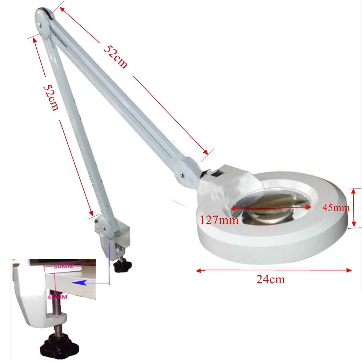 5X127mm-Magnifying-Lamp-LED-5-Inch-SMD-Diopter-Magnifier-Desk-Table-Light-White-1400034