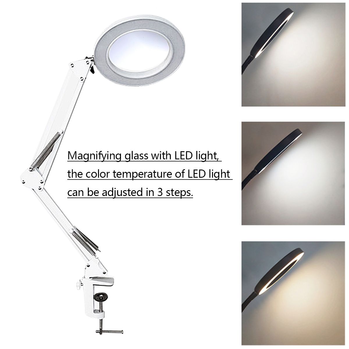 8X-Illuminated-Magnifier-USB-3-Colors-LED-Glass-Table-LampSkincare-Beauty-Tool-1653994