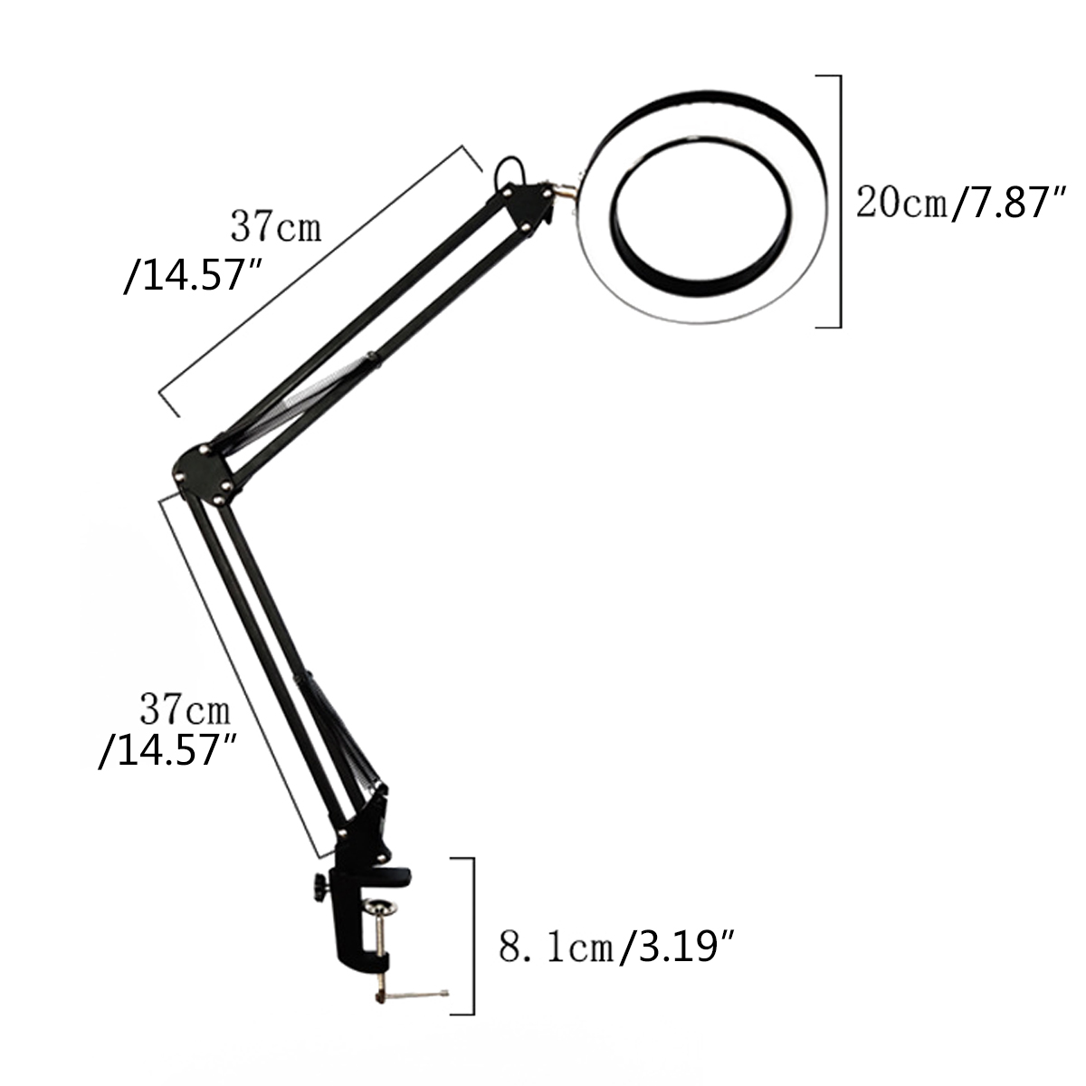 8X-Illuminated-Magnifier-USB-3-Colors-LED-Glass-Table-LampSkincare-Beauty-Tool-1653994