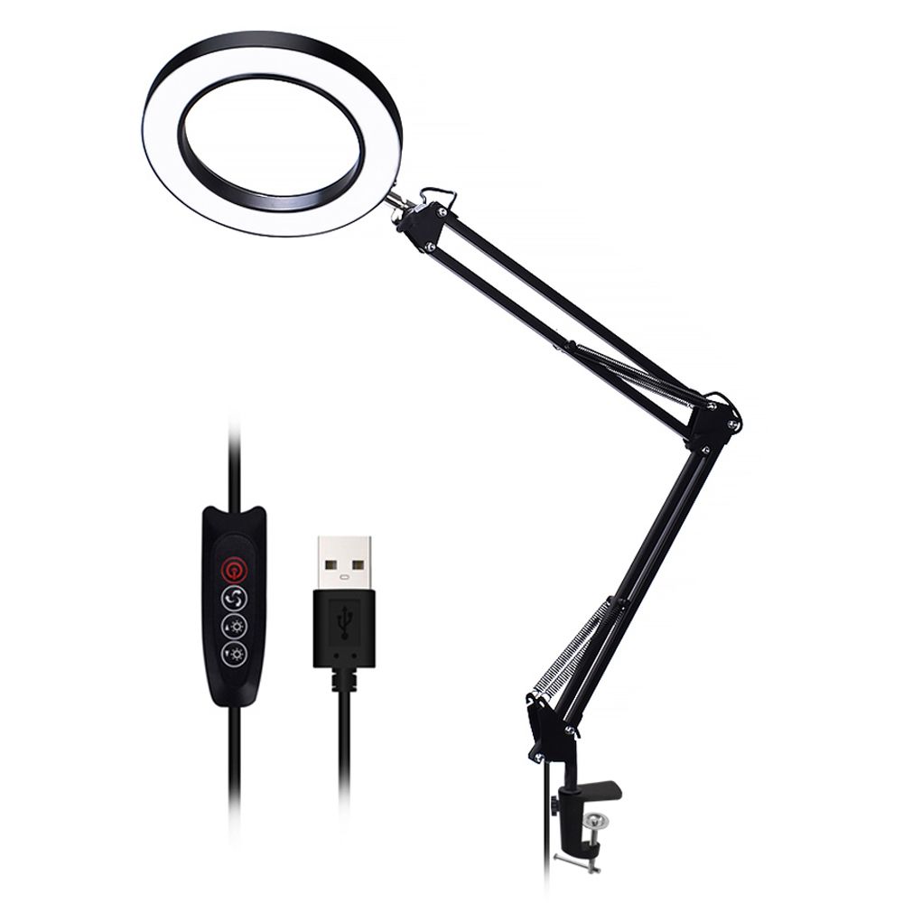 DANIU-Flexible-Desk-Large-33cm33cm-5X-USB-LED-Magnifying-Glass-3-Colors-Illuminated-Magnifier-Lamp-L-1592702