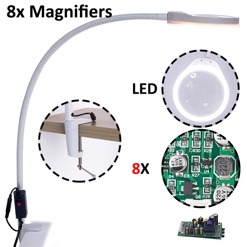 Desk-Large-Clip-48-LEDs-8X-Magnifying-Glass-800mm-Flexible-Metal-Tube-Illuminated-Magnifier-Lamp-Lou-1689719