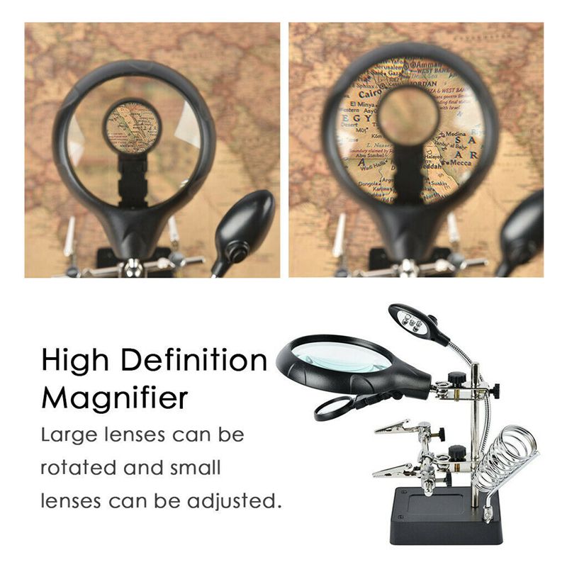 LED-Desk-Lamp-10X-Magnifying-Magnifier-Glass-With-Light-Stand-Clamp-For-Repair-1621914