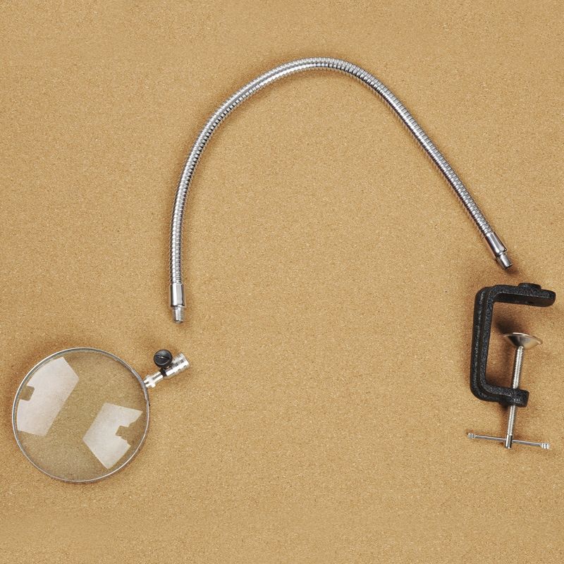 Magnifier-Flexible-Neck-Magnifying-Desk-Table-Clamp-Plastic-Folders-Metal-Horse-35X-100mm-Lens-Loupe-1536599