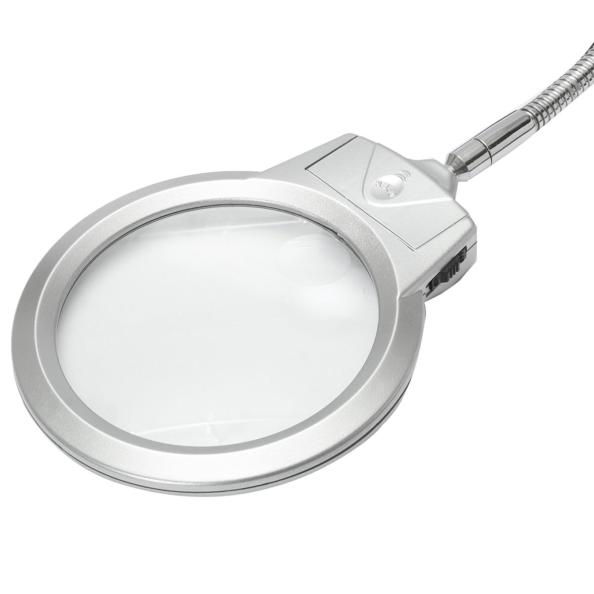 New-25-x-90MM-5-x-22MM-2-LED-Lighted-Table-Top-Desk-Magnifier-Magnifying-Glass-with-Clamp-1075605