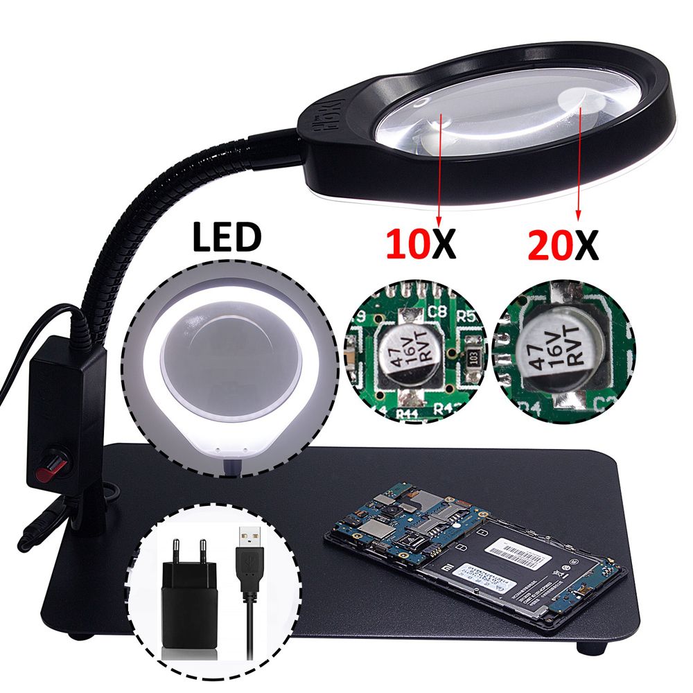 PD-032C-1020X-Magnifier-Lamp-Magnifying-Glass-with-48-Led-Lights-Metal-Base-USB-Interface-1689689