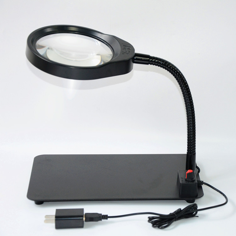 PD-032C-10X-USB-Magnifier-Lamp-48-LEDs-with-Metal-Base-Magnifying-Glass-For-Electrics-Metal-And-Plas-1689600