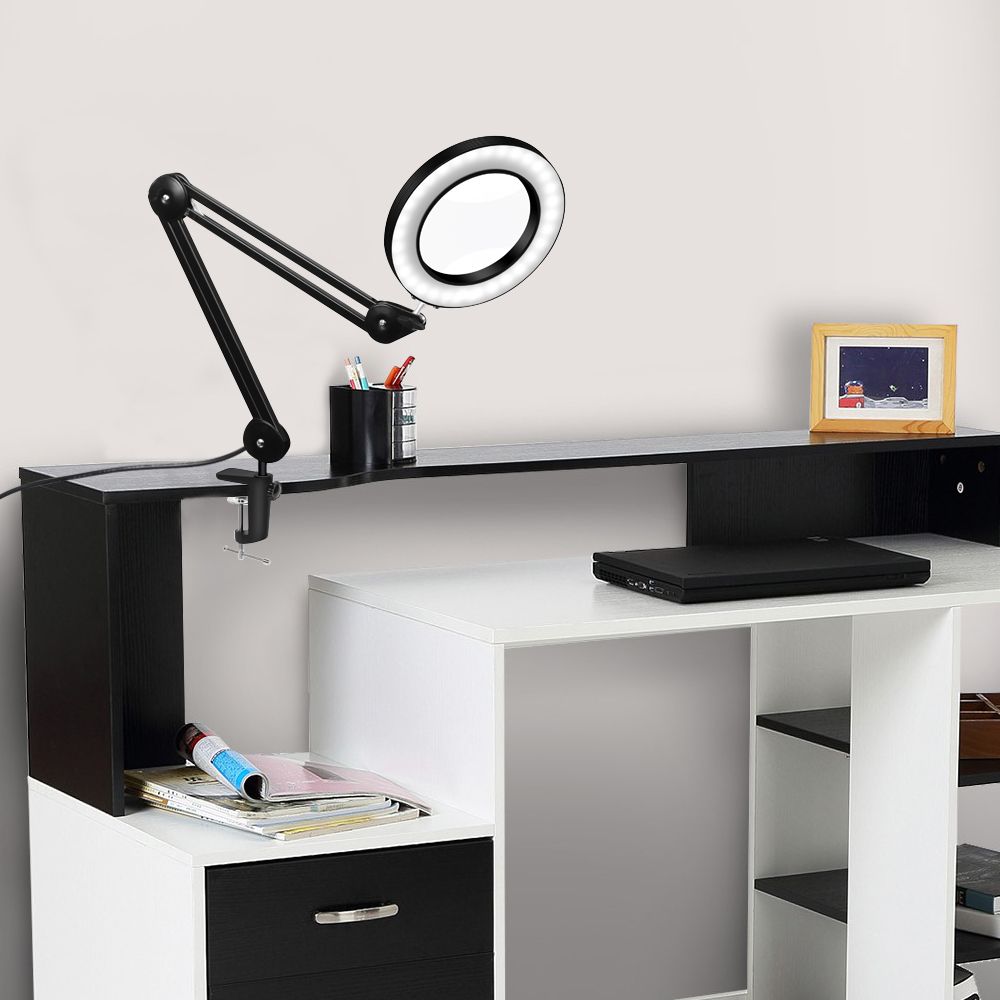 YG-809-2-5X-Magnifying-Lamp-Illuminated-Desktop-Magnifier-LED-Lamp-with-84mm-Clamp-Swivel-Arm-or-Rea-1612824