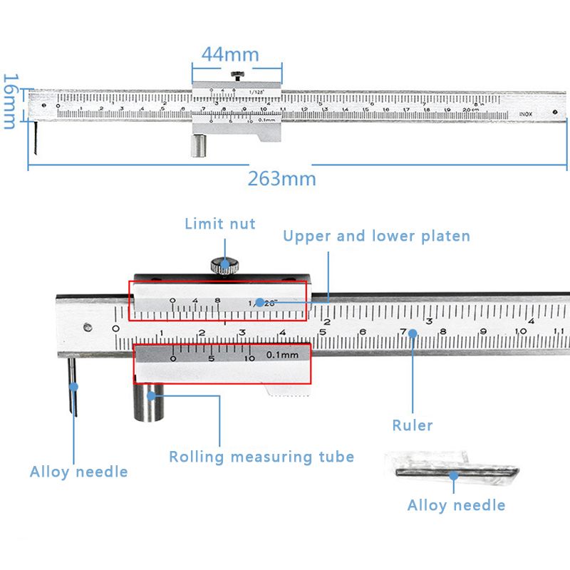 0-200MM-Parallel-Ruler-Crossed-Caliper-Cursor-Marking-Stainless-Steel-Caliper-Carbide-Needle-Marking-1683477