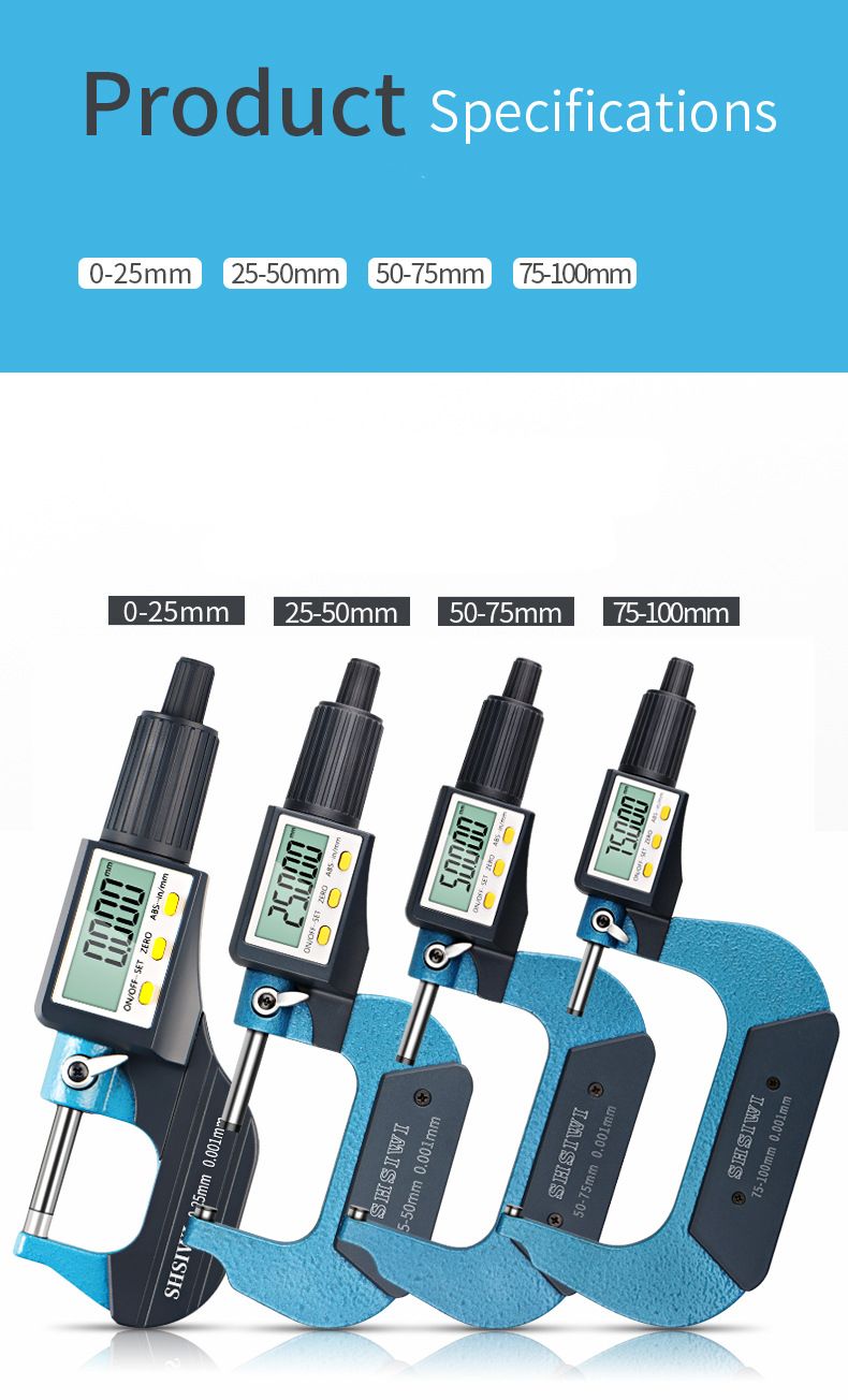 0-2525-5050-75100-mm-Micron-Digital-Outside-Micrometer-Electronic-Micrometer-Gauge-0001-mm-Digital-T-1742193