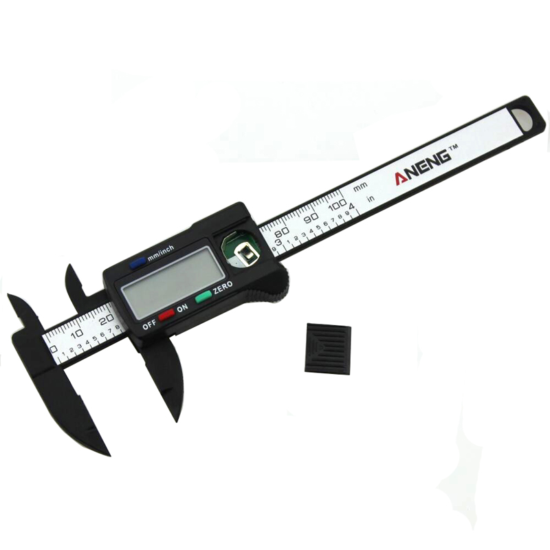 ANENG-100mm-4inch-LCD-Digital-Caliper-Vernier-Micrometer-Electronic-Carbon-Fiber-1226035