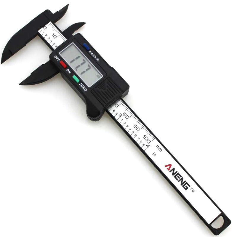 ANENG-100mm-4inch-LCD-Digital-Caliper-Vernier-Micrometer-Electronic-Carbon-Fiber-1226035