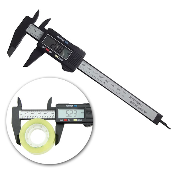 DANIU-6inch-150mm-Electronic-Digital-Caliper-Ruler-Carbon-Fiber-Composite-Vernier-1161405
