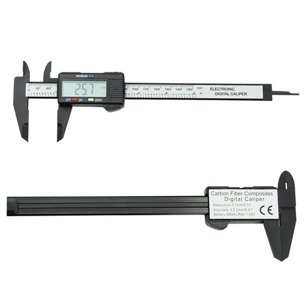 DANIU-6inch-150mm-Electronic-Digital-Caliper-Ruler-Carbon-Fiber-Composite-Vernier-1161405