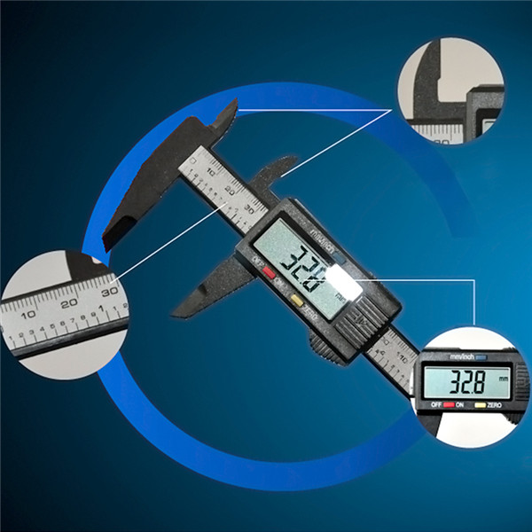 DANIU-6inch-150mm-Electronic-Digital-Caliper-Ruler-Carbon-Fiber-Composite-Vernier-1161405