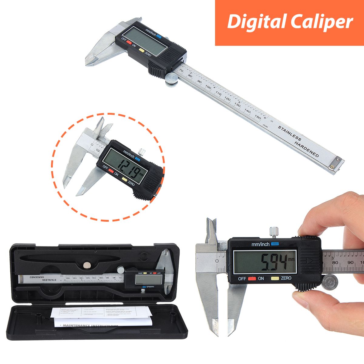 Digital-Caliper-LCD-Stainless-Electronic-Ruler-Micrometer-Measuring-0-6inch-150mm-1263657