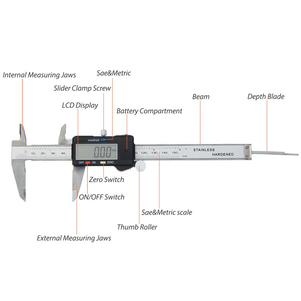 Digital-Caliper-LCD-Stainless-Electronic-Ruler-Micrometer-Measuring-0-6inch-150mm-1263657
