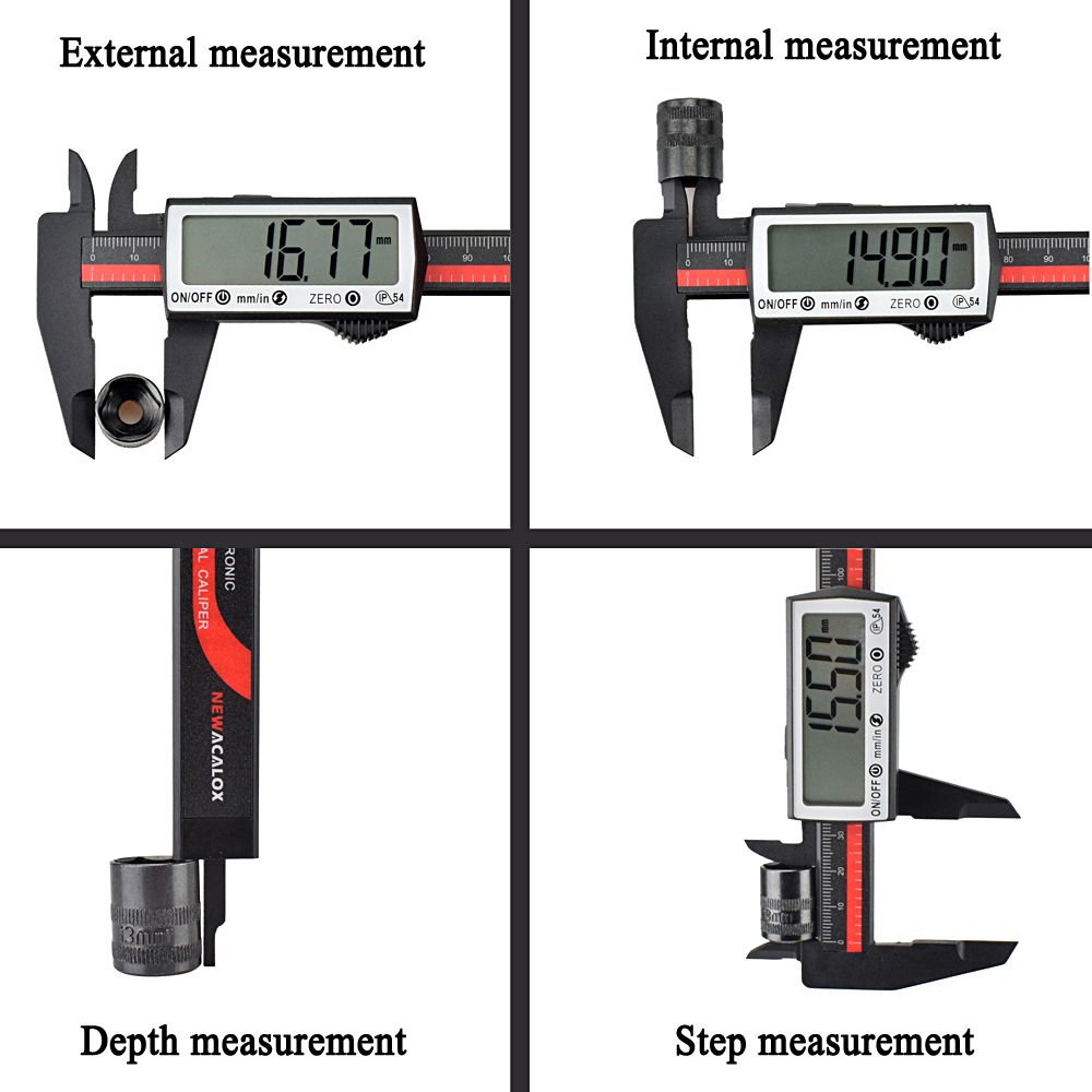 NEWACALOX-Carbon-Fiber-Touch-0-6-Inch150-mm-Digital-Caliper-Extra-Large-LCD-Screen-InchMetric-Conver-1713741