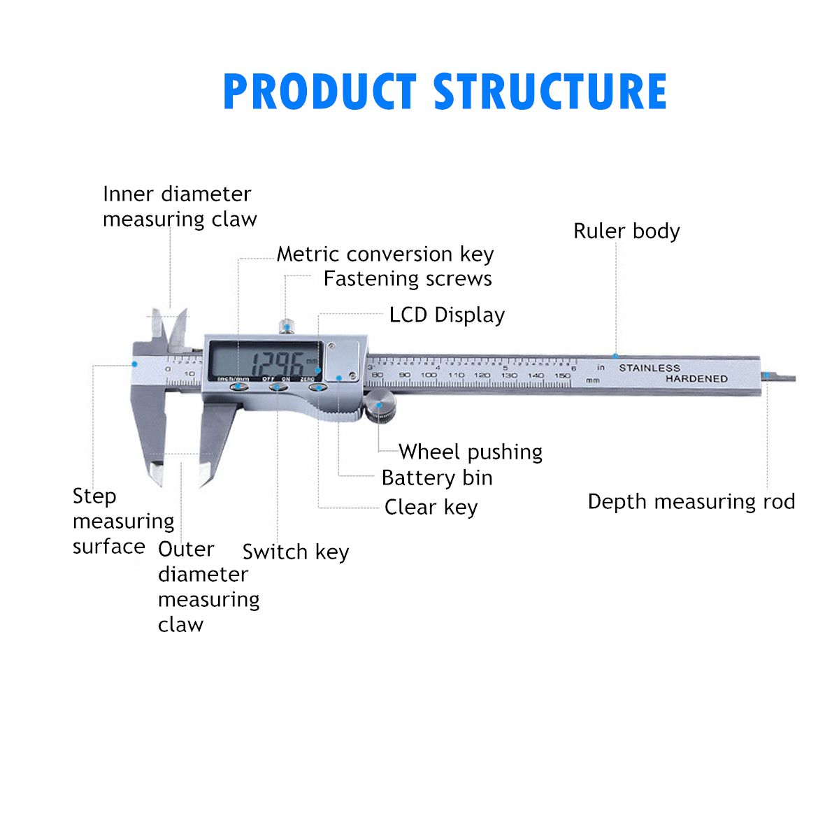 Stainless-Steel-Digital-Caliper-Vernier-Micrometer-Electronic-Ruler-Gauge-Meter-1642106