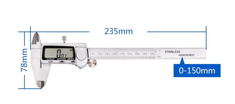 Stainless-Steel-Digital-metal-Fraction-Caliper-150mm-Fraction-mm-Inch-High-Precision-large-LCD-displ-1524240