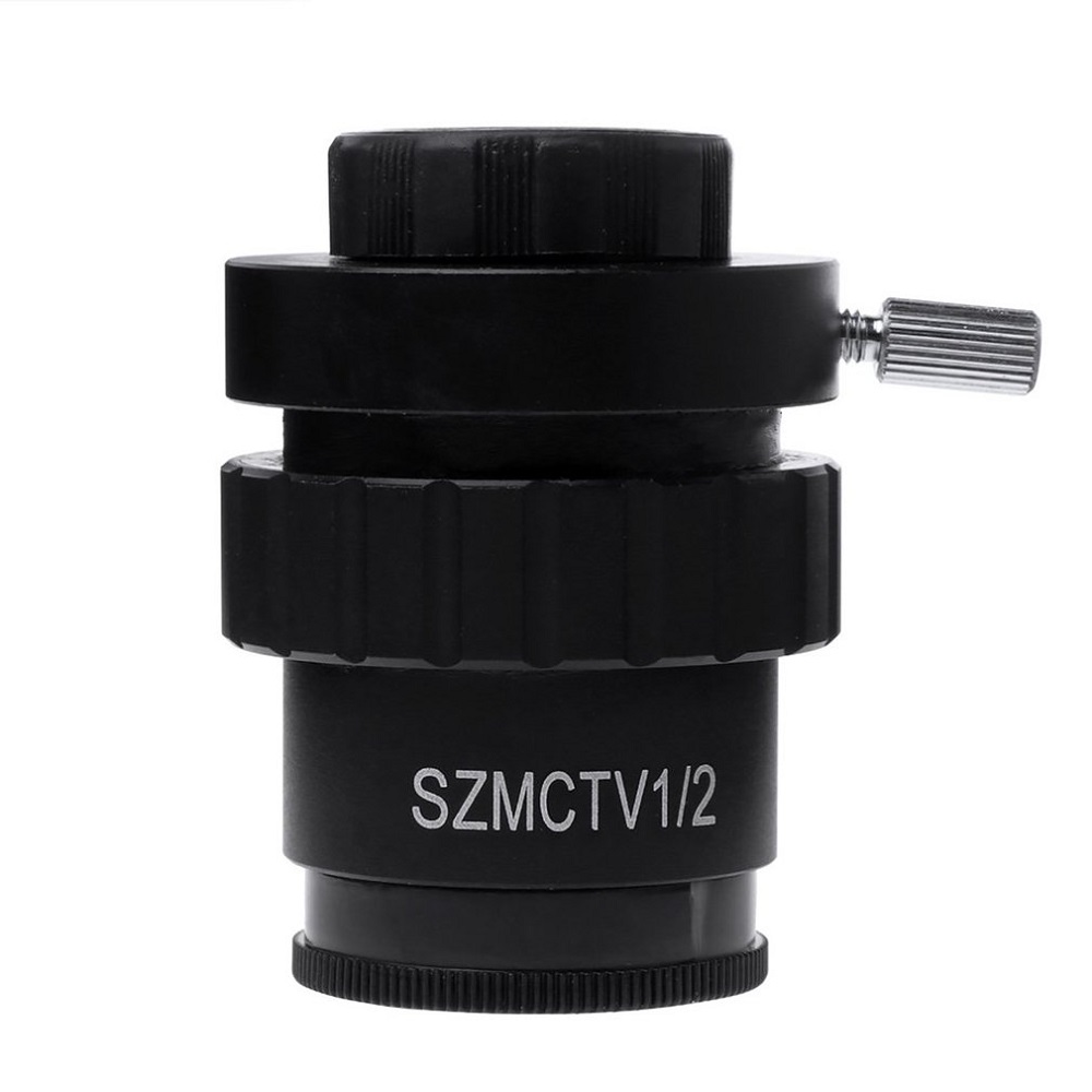 05X-C-mount-Lens-12CTV-Adapter--For-Trinocular-Stereo-Zoom-Microscope-Camera-Microscopio-Accessories-1618592